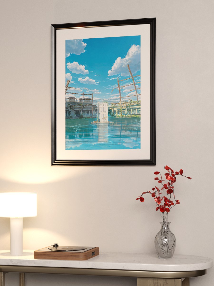 Suzume No Tojimari Anime Poster Çerçevesiz Yüksek Kalite Anime Duvar Poster