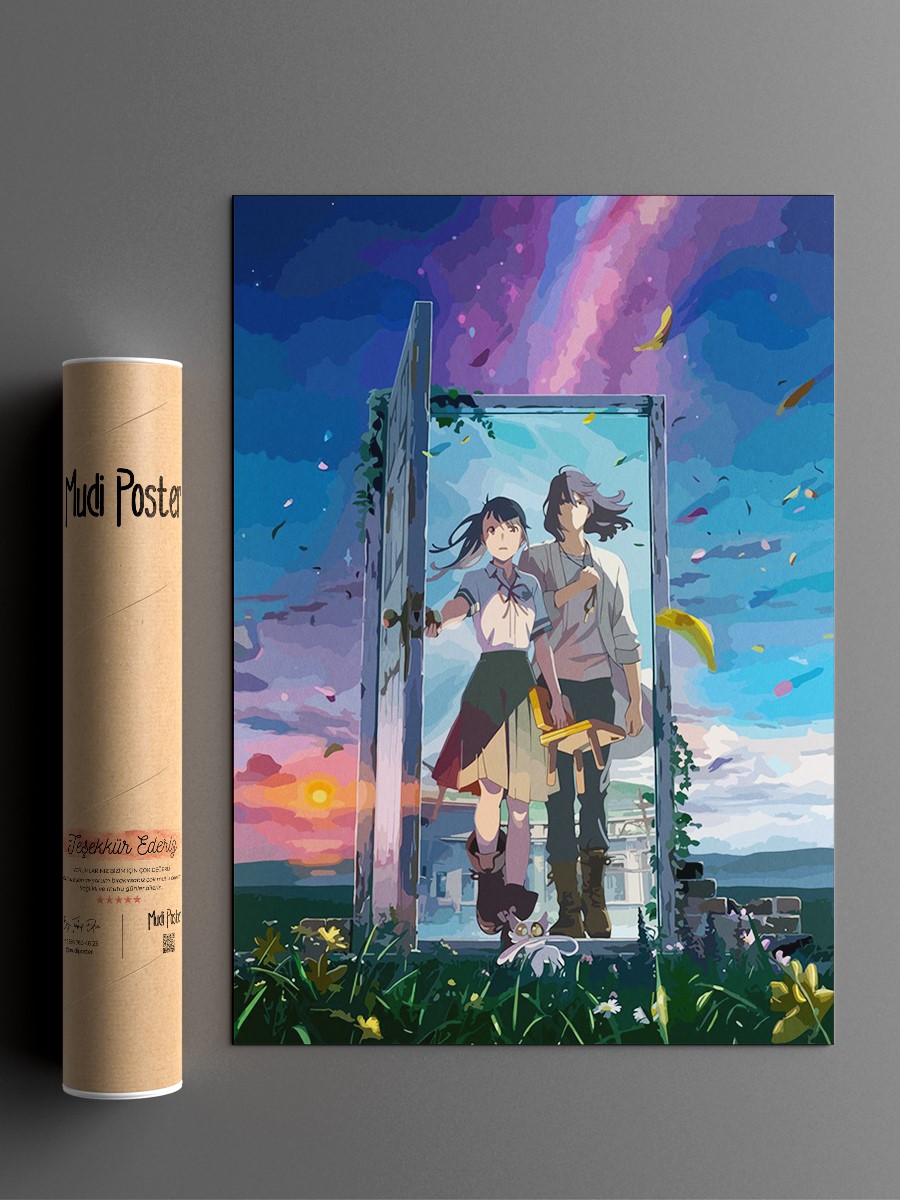 suzume no tojimari Anime Poster Çerçevesiz Yüksek Kalite Anime Duvar Poster