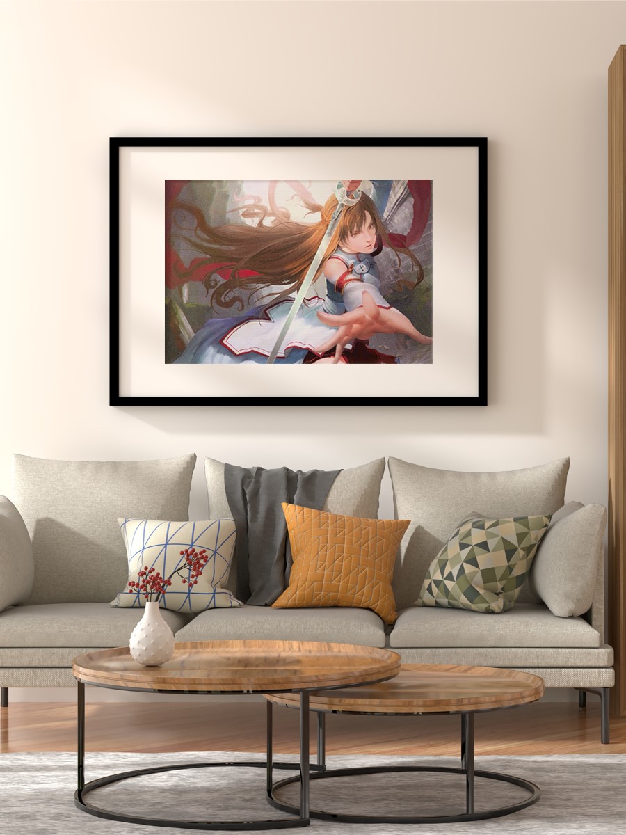 Sword art online Poster, Çerçevesiz Tv Film Poster