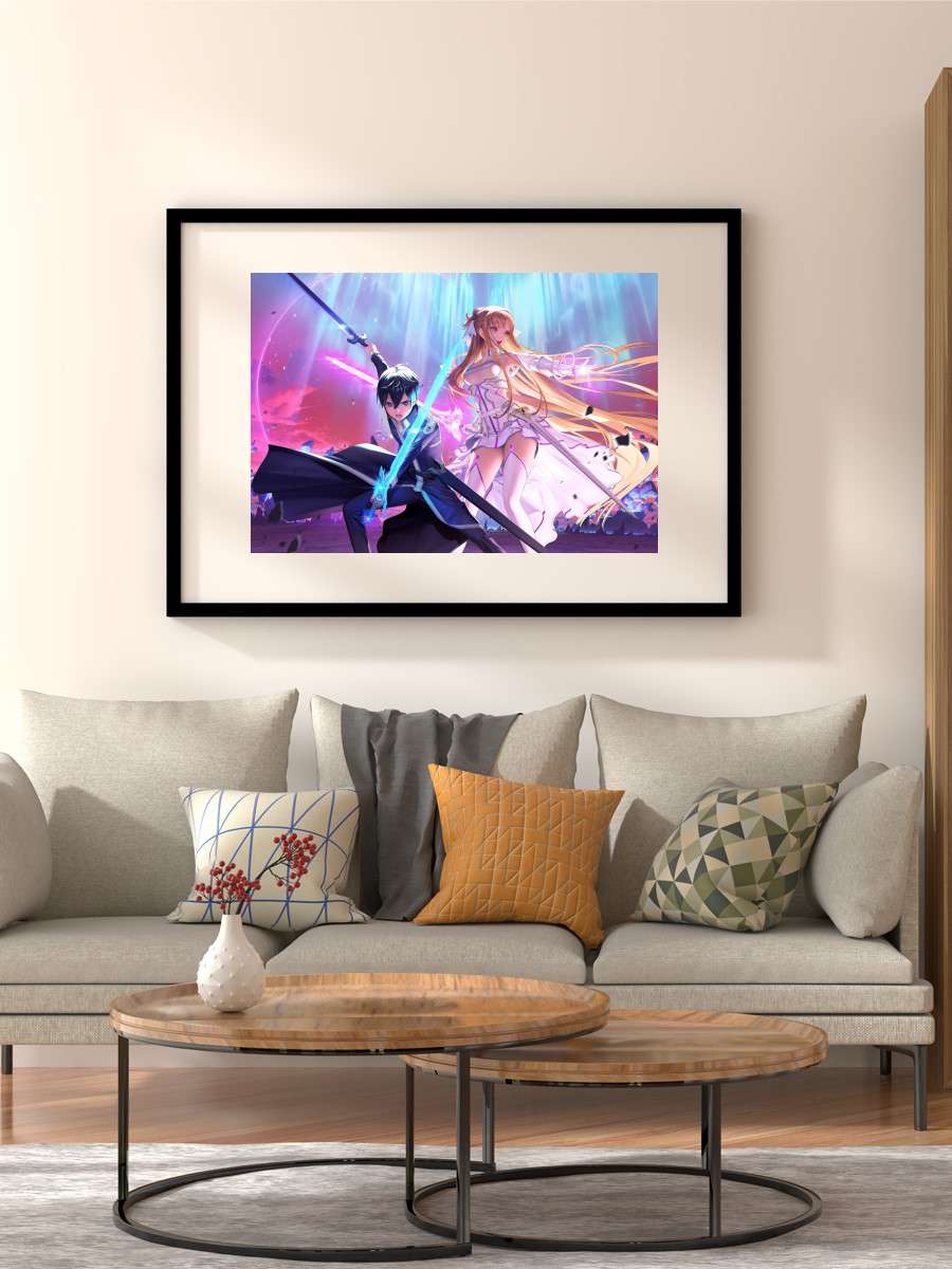 Sword Art Online Anime Anime Poster Çerçevesiz Yüksek Kalite Anime Duvar Poster