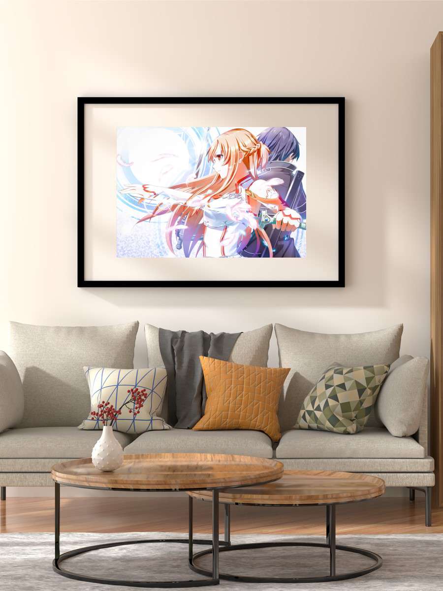 Sword Art Online Anime Poster Çerçevesiz Yüksek Kalite Anime Duvar Poster