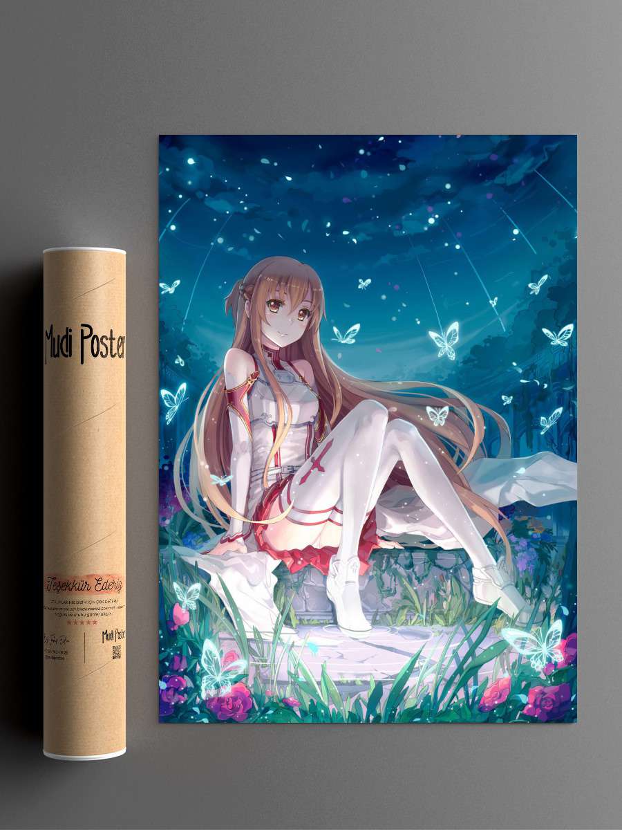 Sword Art Online Anime Poster Çerçevesiz Yüksek Kalite Anime Duvar Poster