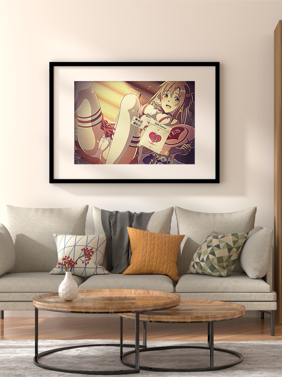 Sword Art Online Anime Poster Çerçevesiz Yüksek Kalite Anime Duvar Poster