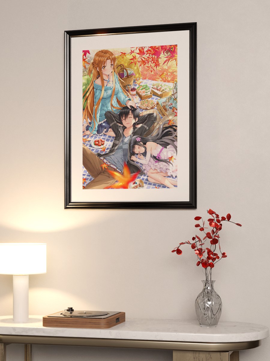 Sword Art Online Anime Poster Çerçevesiz Yüksek Kalite Anime Duvar Poster