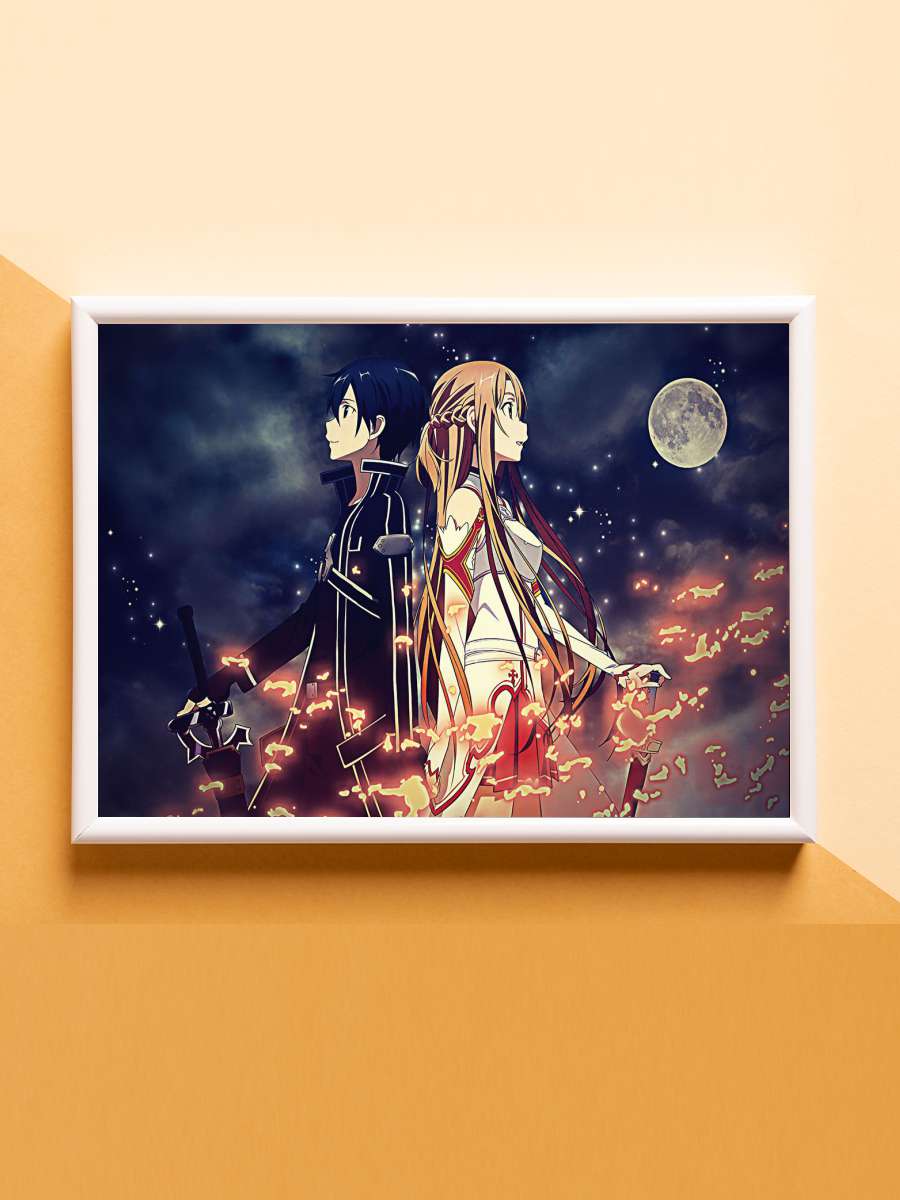 Sword Art Online Anime Poster Çerçevesiz Yüksek Kalite Anime Duvar Poster