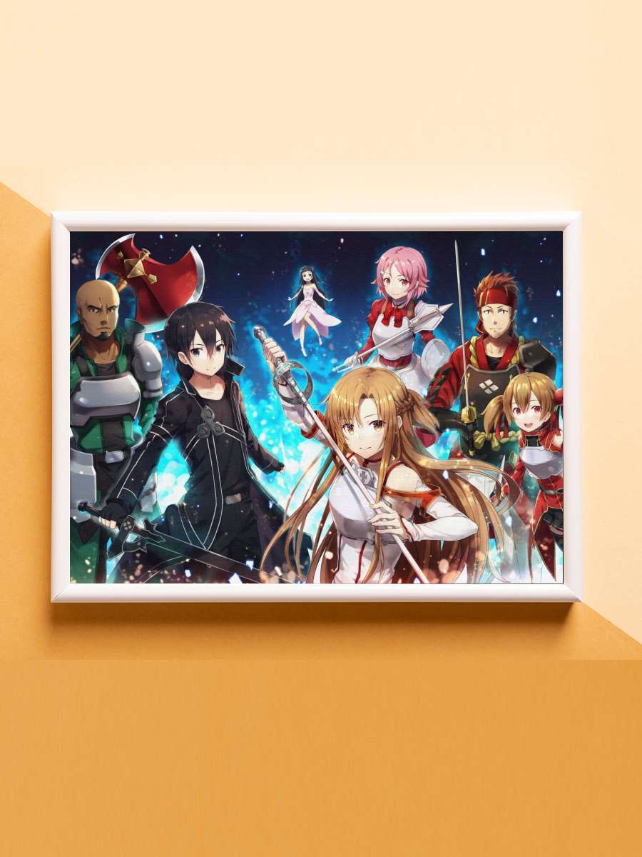 Sword art online Anime Poster Çerçevesiz Yüksek Kalite Anime Duvar Poster