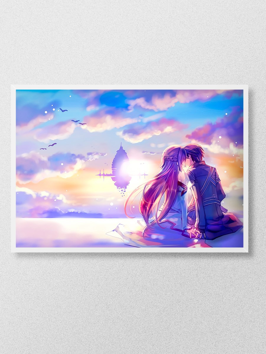 Sword Art Online Anime Poster Çerçevesiz Yüksek Kalite Anime Duvar Poster