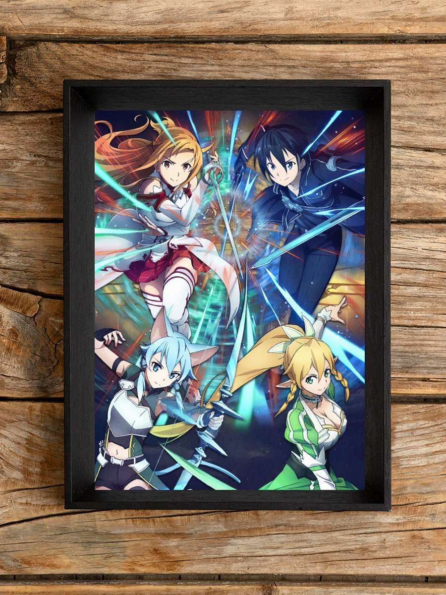 Sword Art Online Anime Poster Çerçevesiz Yüksek Kalite Anime Duvar Poster