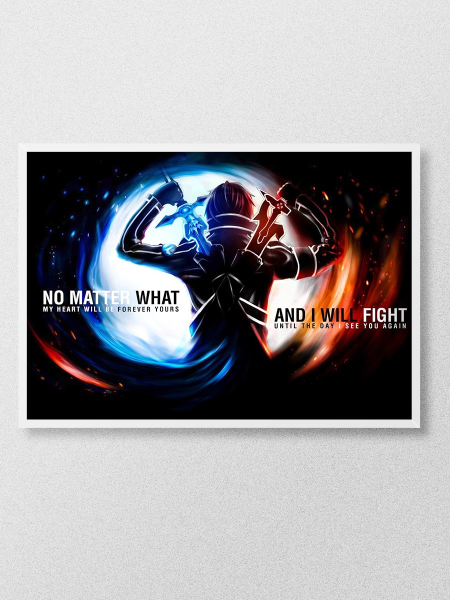 Sword Art Online Anime Poster Çerçevesiz Yüksek Kalite Anime Duvar Poster