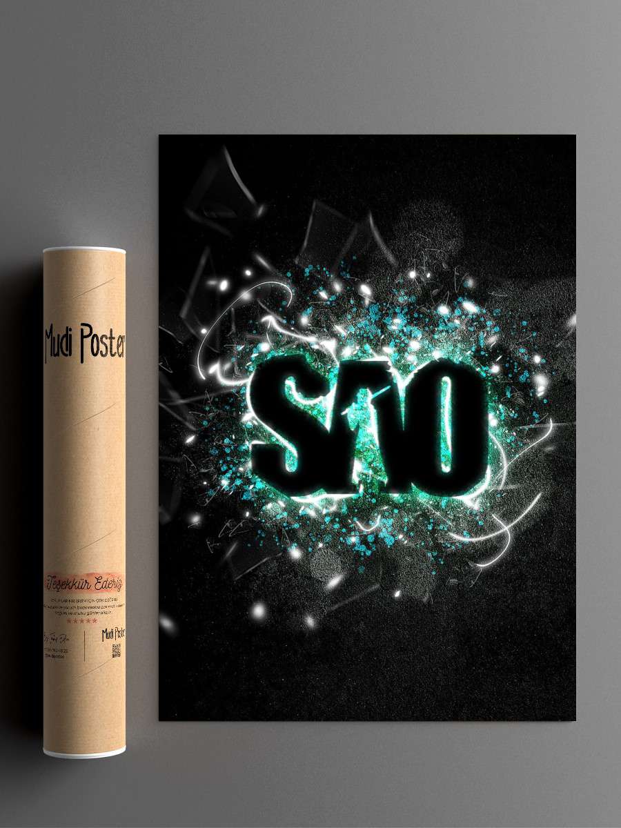 Sword Art Online Anime Poster Çerçevesiz Yüksek Kalite Anime Duvar Poster