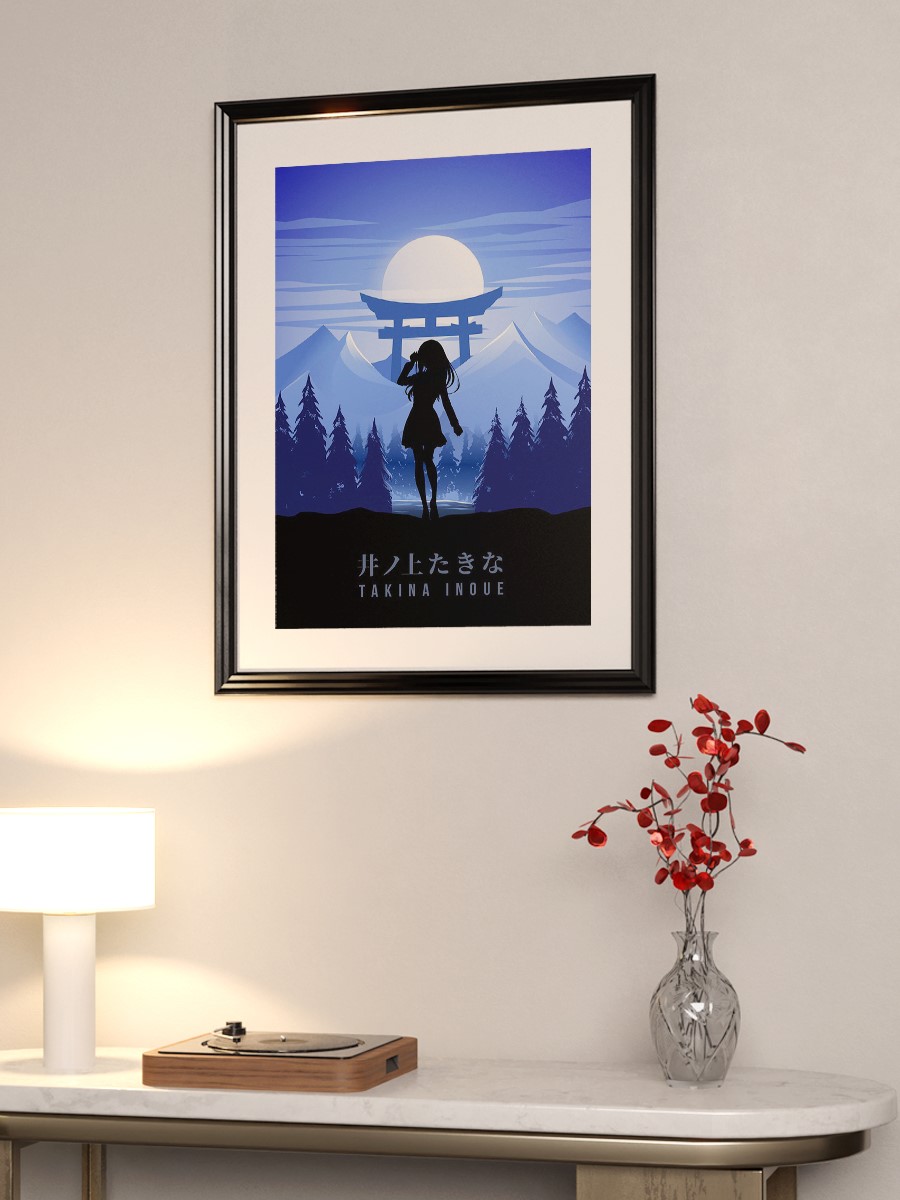 Takina Lycoris Recoil Anime Poster Çerçevesiz Yüksek Kalite Anime Duvar Poster
