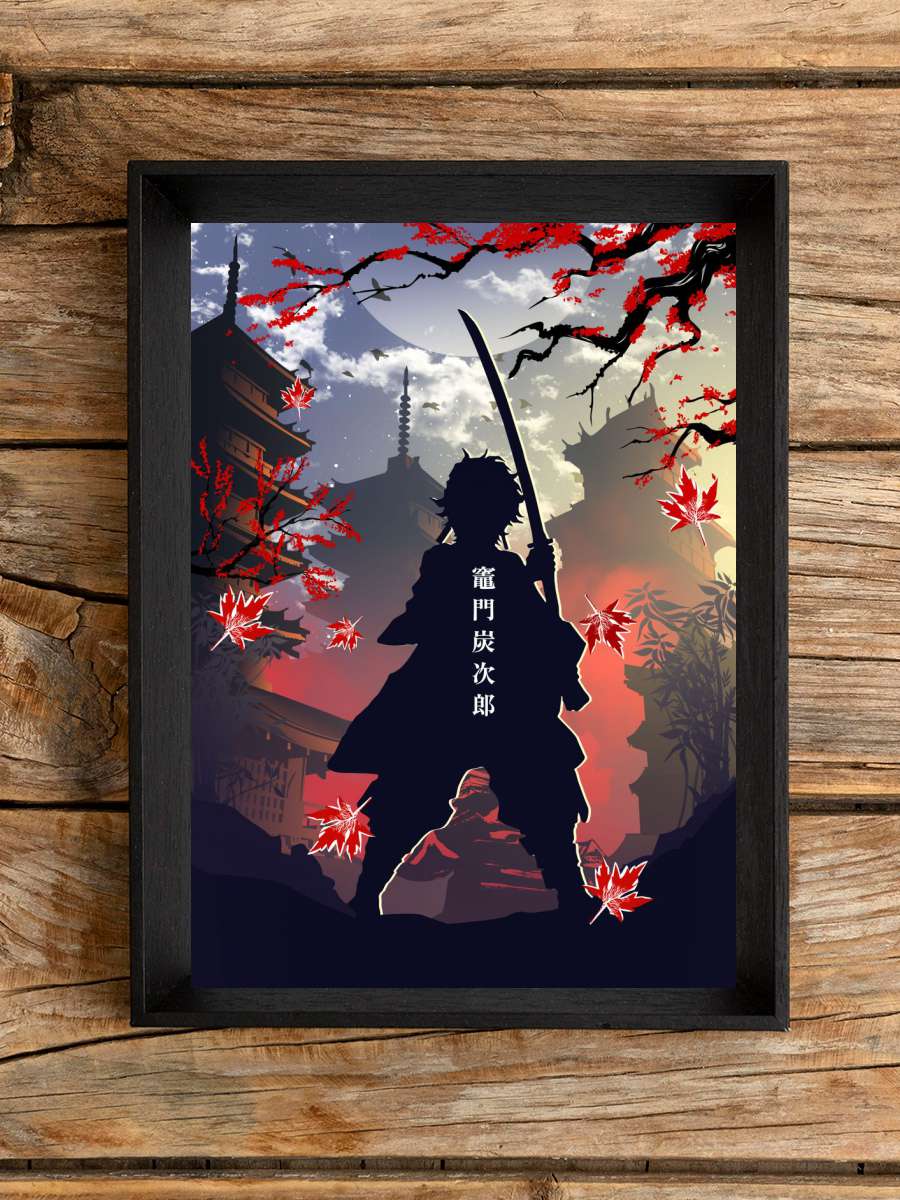 Tanjiro Demon Slayer Anime Poster Çerçevesiz Yüksek Kalite Anime Duvar Poster