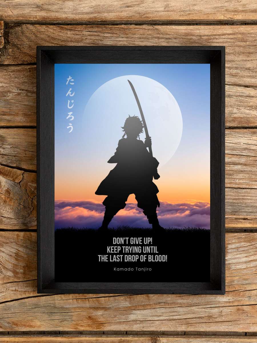 Tanjiro Demon Slayer Anime Poster Çerçevesiz Yüksek Kalite Anime Duvar Poster
