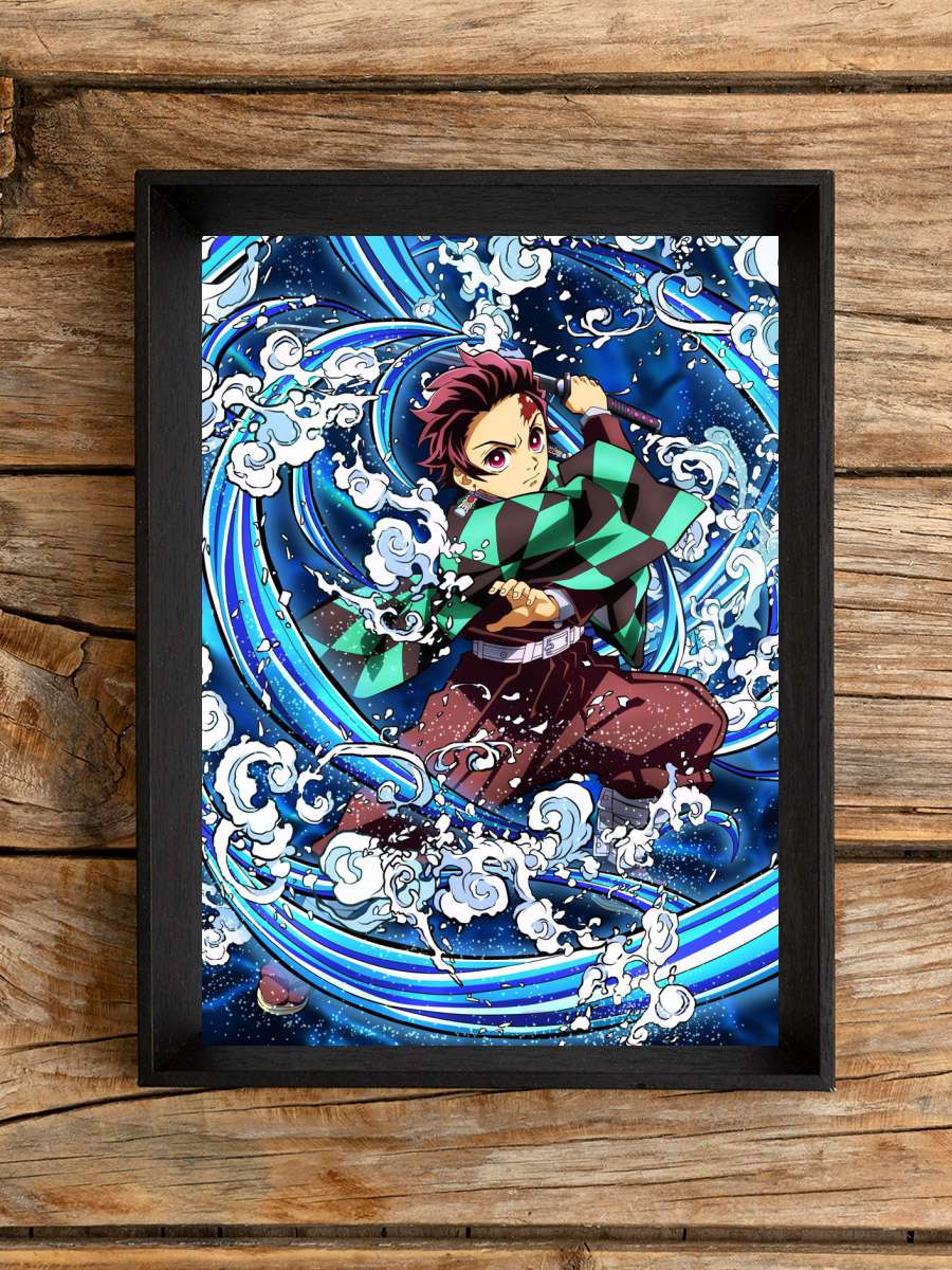 Tanjiro Demon Slayer Anime Poster Çerçevesiz Yüksek Kalite Anime Duvar Poster