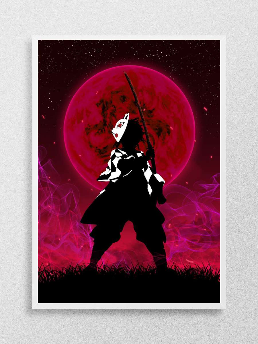 Tanjiro Kamado Demon Anime Poster Çerçevesiz Yüksek Kalite Anime Duvar Poster