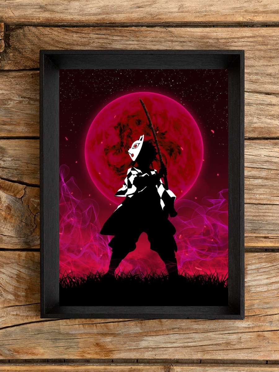 Tanjiro Kamado Demon Anime Poster Çerçevesiz Yüksek Kalite Anime Duvar Poster