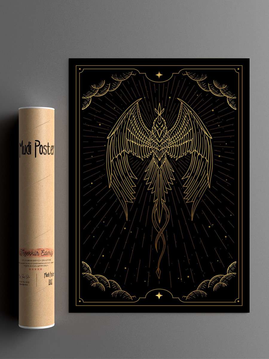 Tarot the valiant phoenix Anime Poster Çerçevesiz Yüksek Kalite Anime Duvar Poster