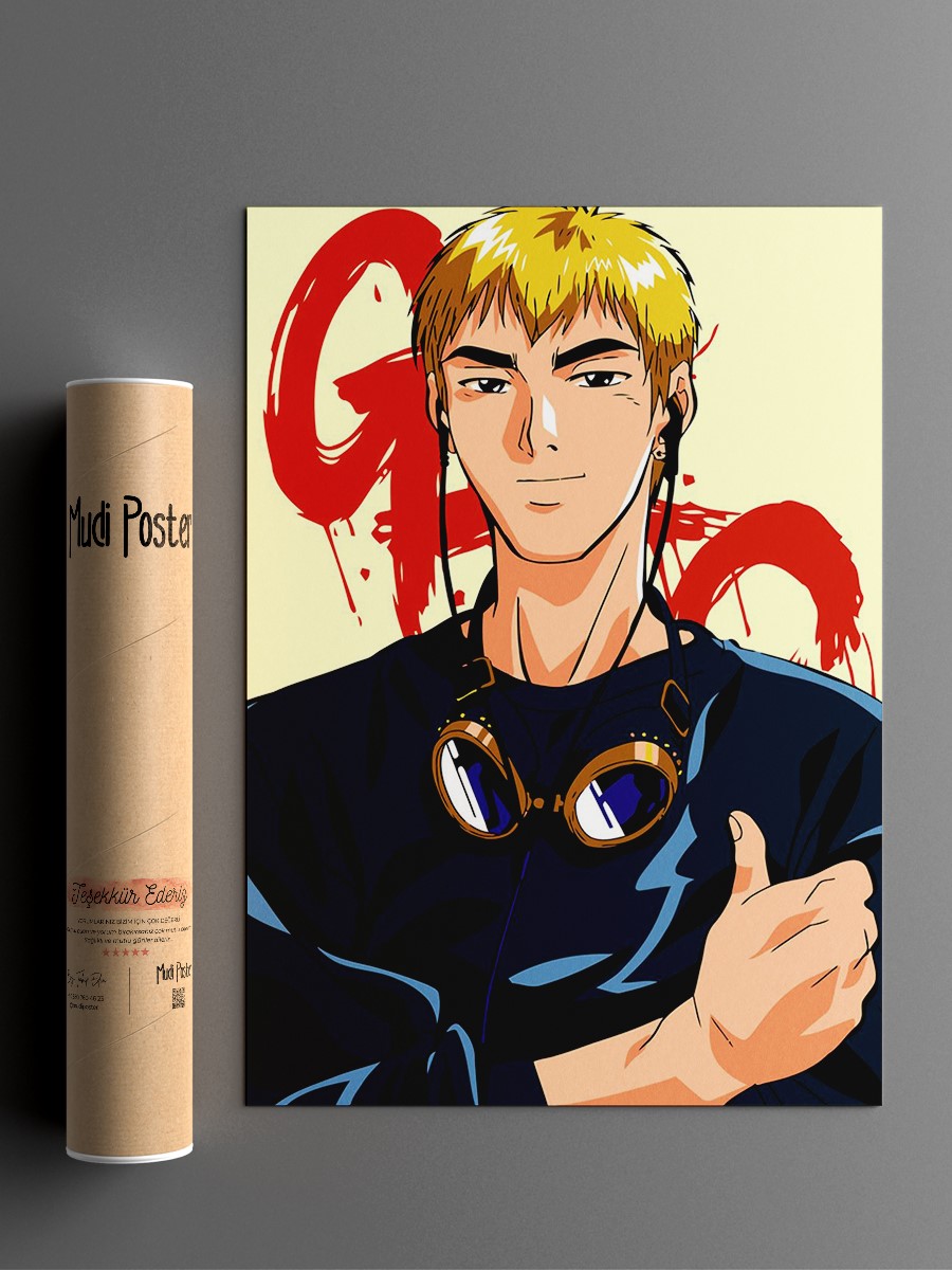Teacher Onizuka Anime Poster Çerçevesiz Yüksek Kalite Anime Duvar Poster