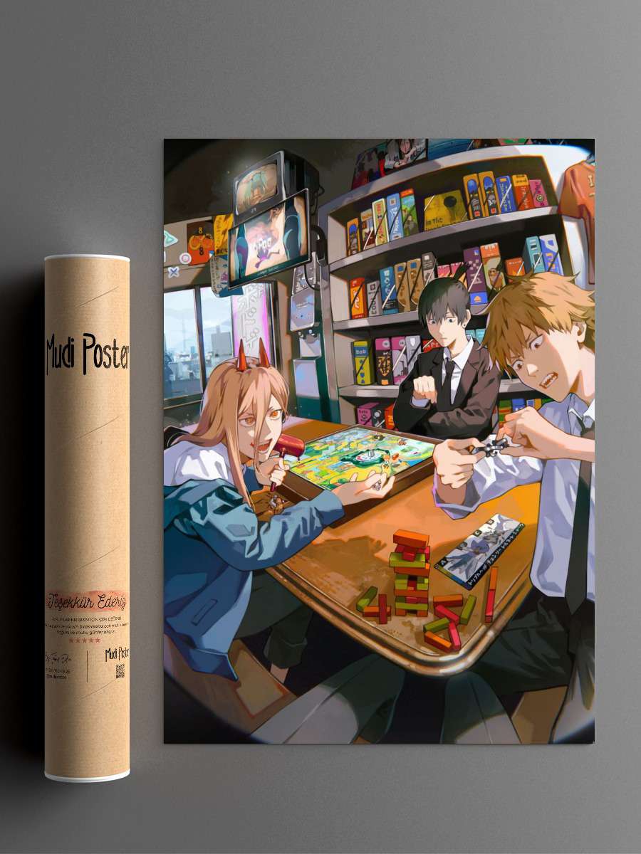 Team Anime Poster Çerçevesiz Yüksek Kalite Anime Duvar Poster