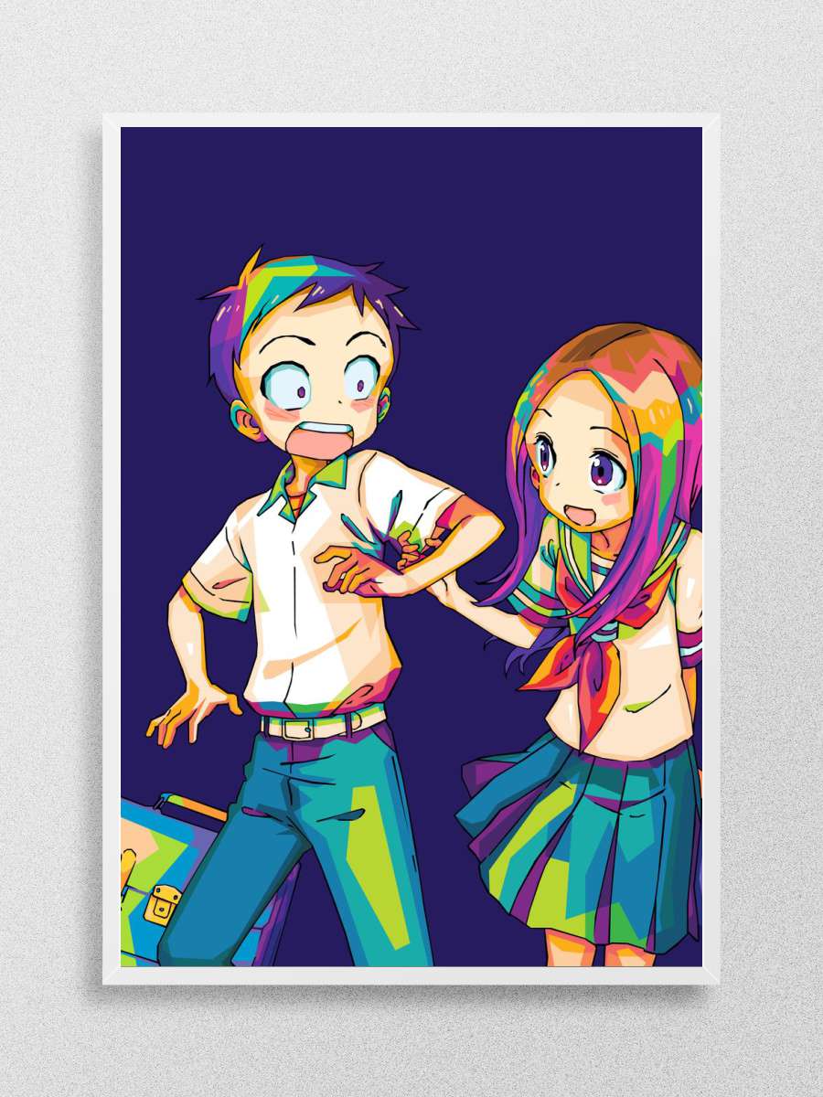 Teasing Master Takagi san Anime Poster Çerçevesiz Yüksek Kalite Anime Duvar Poster