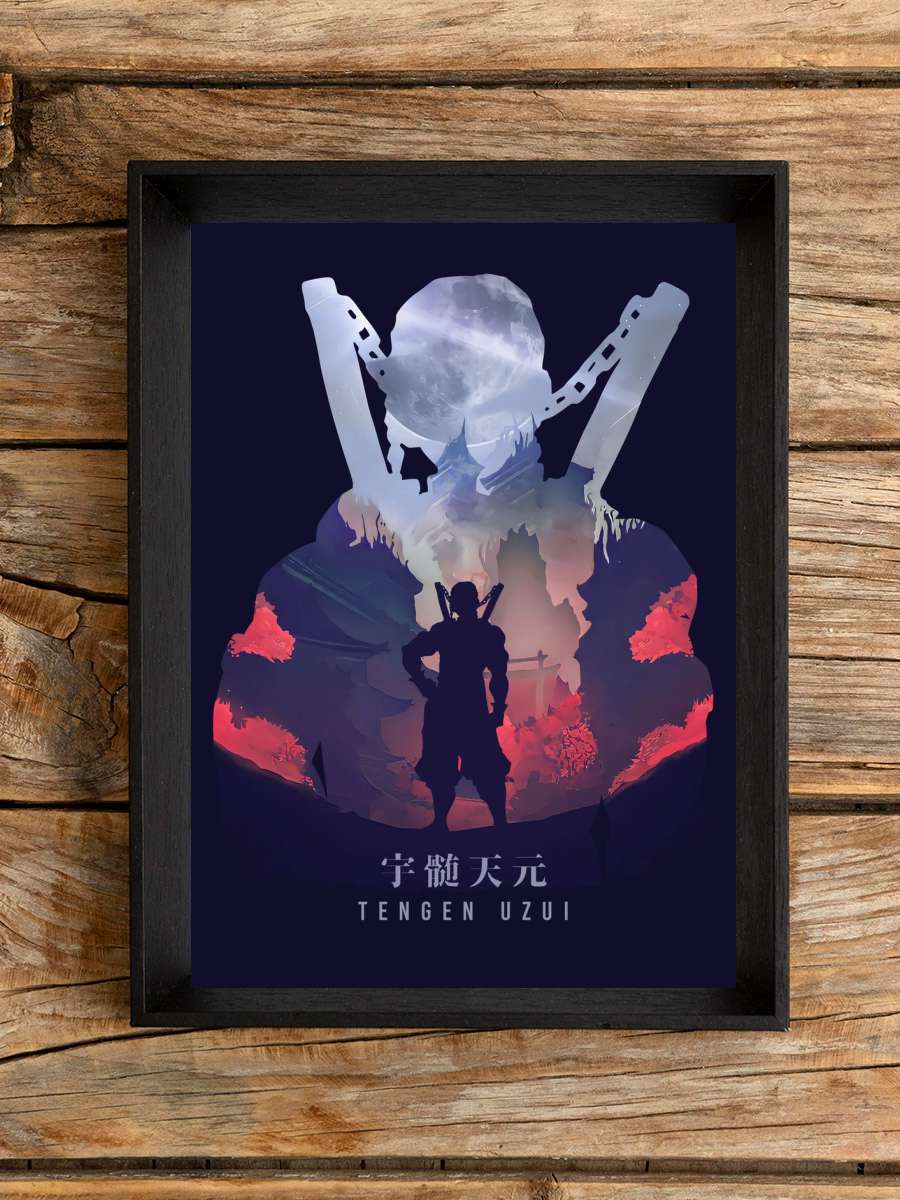 Tengen Uzui Demon Slayer Anime Poster Çerçevesiz Yüksek Kalite Anime Duvar Poster