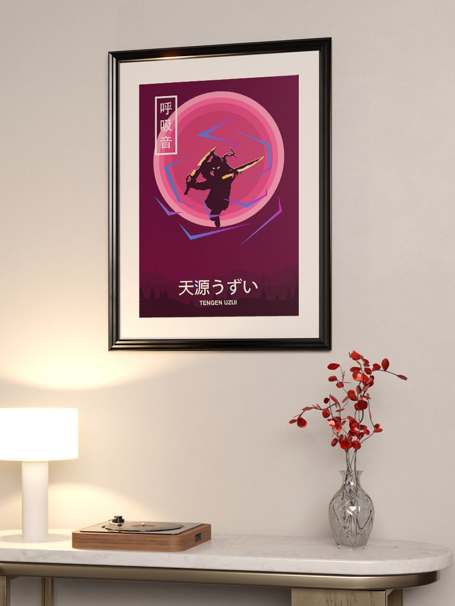 Tengen Uzui Anime Poster Çerçevesiz Yüksek Kalite Anime Duvar Poster