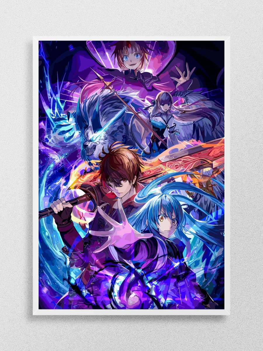 Tensei Slime Anime Poster Çerçevesiz Yüksek Kalite Anime Duvar Poster