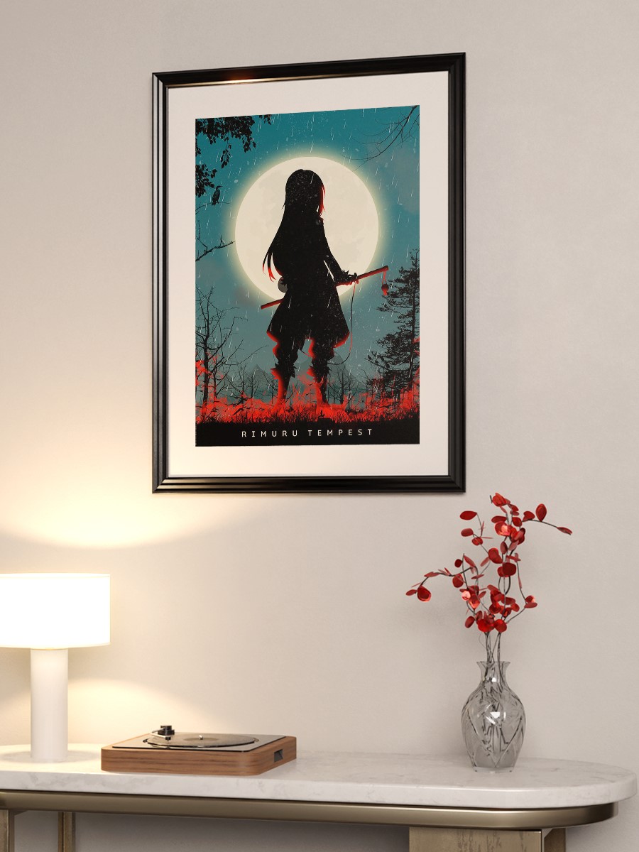 Tensura Rimuru Tempest Anime Poster Çerçevesiz Yüksek Kalite Anime Duvar Poster
