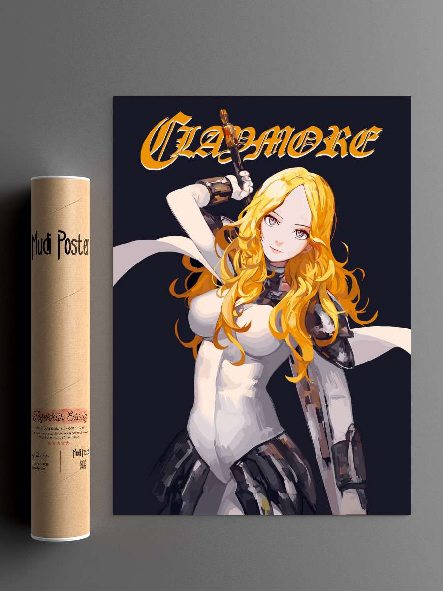 Teresa From Claymore Anime Poster Çerçevesiz Yüksek Kalite Anime Duvar Poster