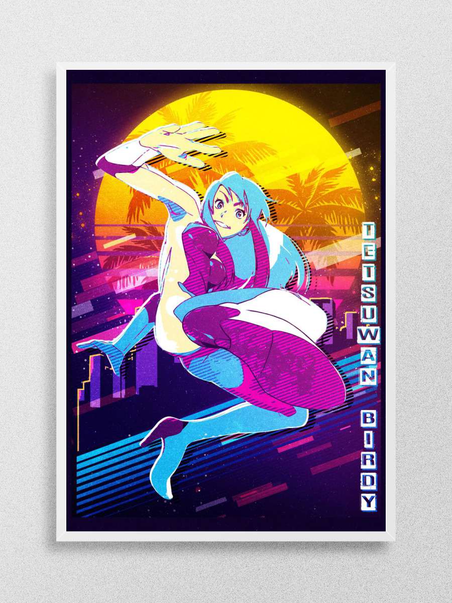 tetsuwan birdy retro Anime Poster Çerçevesiz Yüksek Kalite Anime Duvar Poster