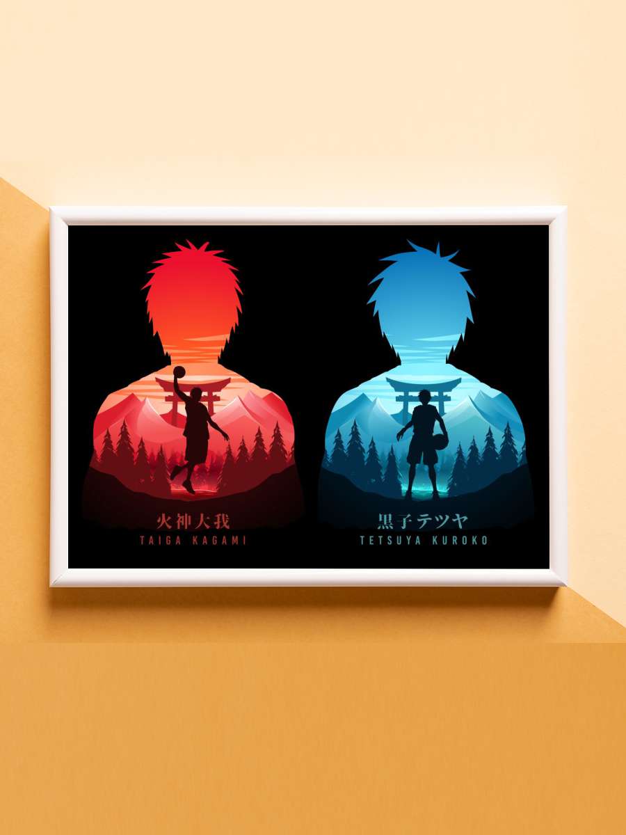 Tetsuya Taiga Basket Anime Poster Çerçevesiz Yüksek Kalite Anime Duvar Poster