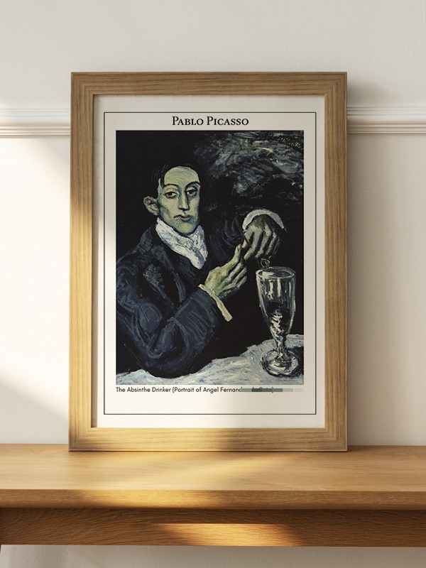 Pablo Picasso The Absinthe Drinker (Portrait of Angel Fernandez de Soto) Poster