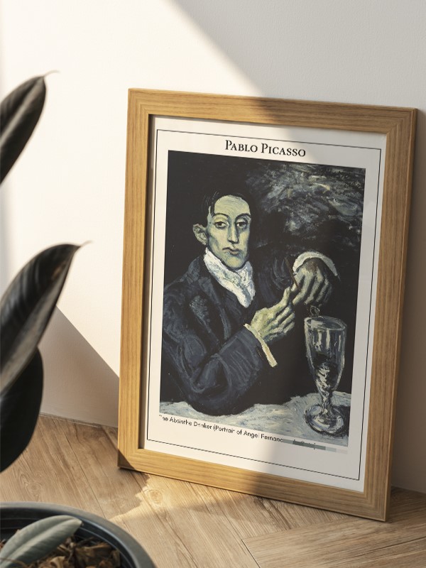 Pablo Picasso The Absinthe Drinker (Portrait of Angel Fernandez de Soto) Poster