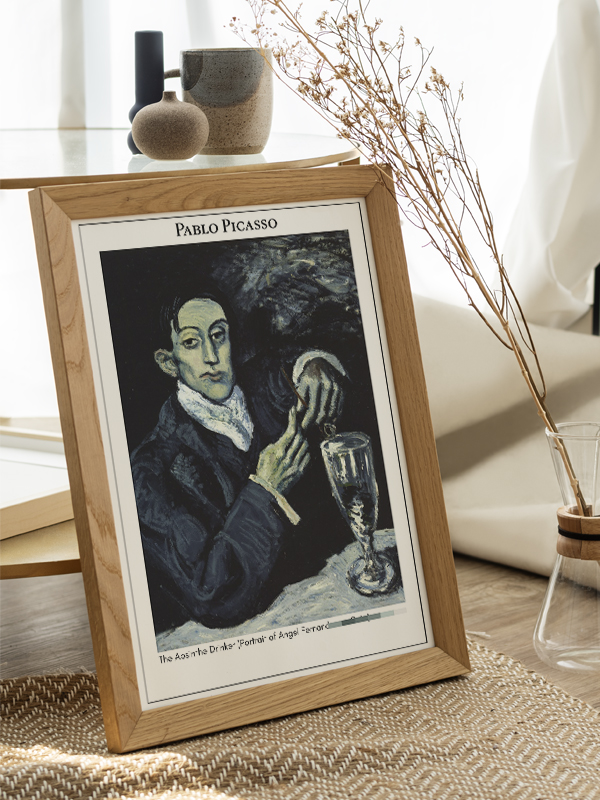 Pablo Picasso The Absinthe Drinker (Portrait of Angel Fernandez de Soto) Poster