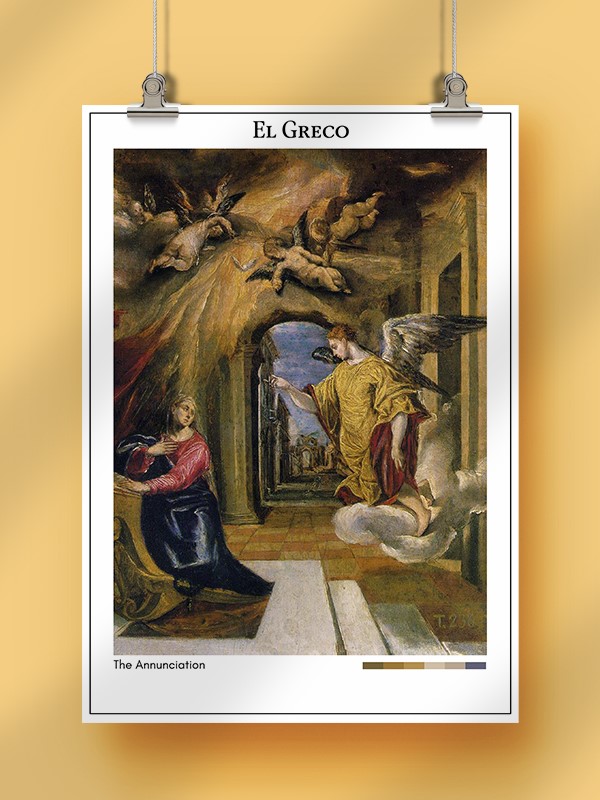 El Greco The Annunciation Poster