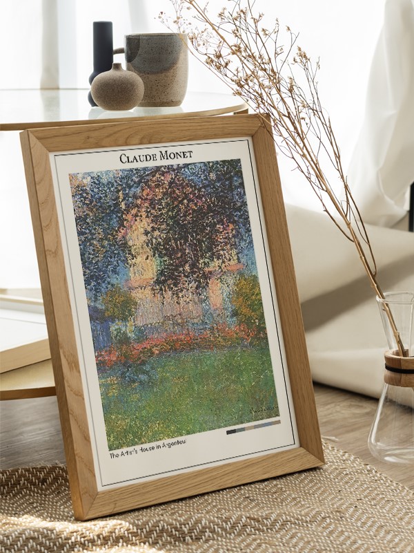 Claude Monet The Artist's House in Argenteuil Poster