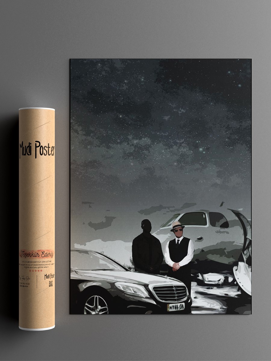 The Blacklist Artwork Poster, Çerçevesiz Tv Film Poster
