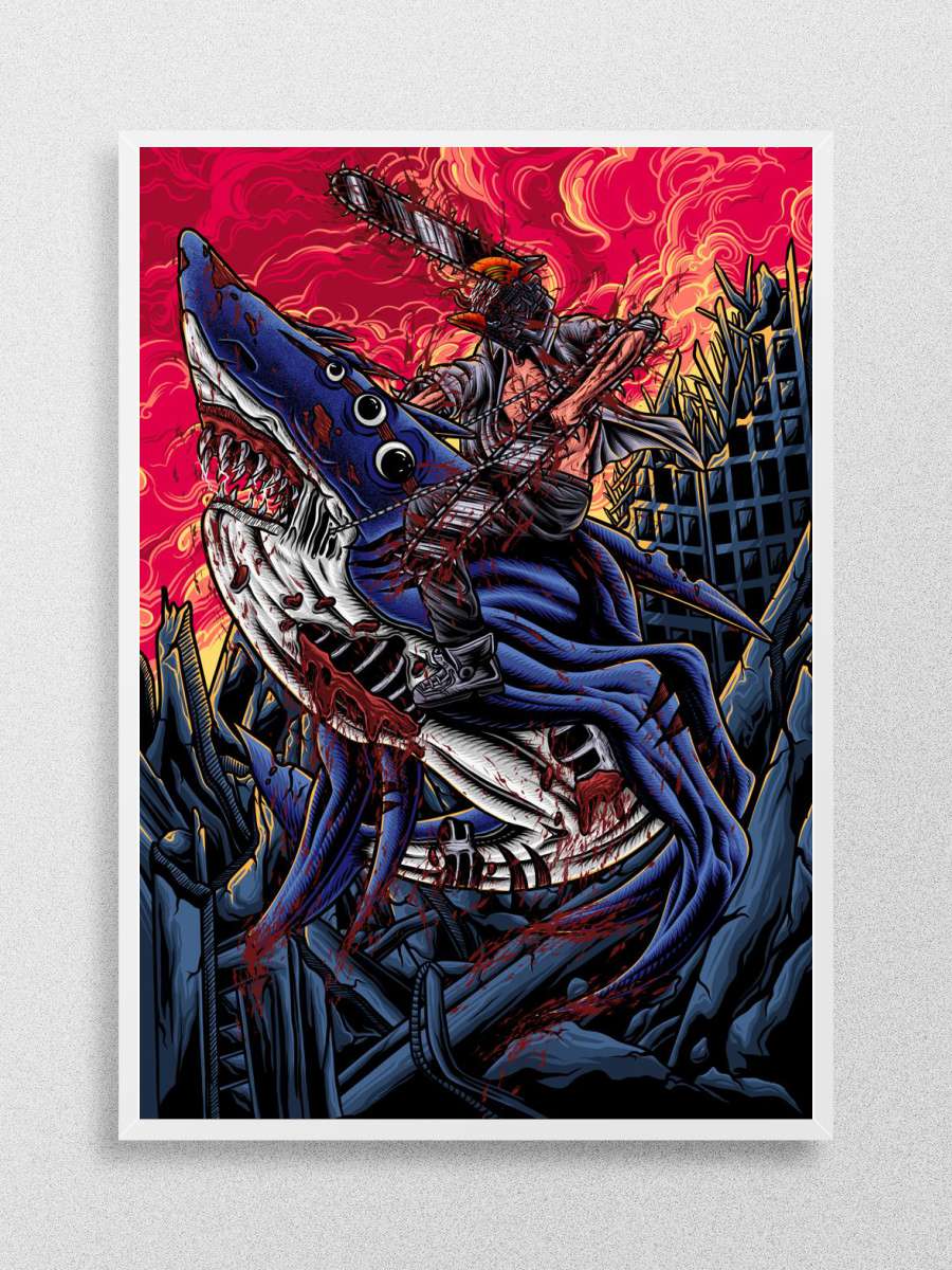 The chainsaw man devil Anime Poster Çerçevesiz Yüksek Kalite Anime Duvar Poster