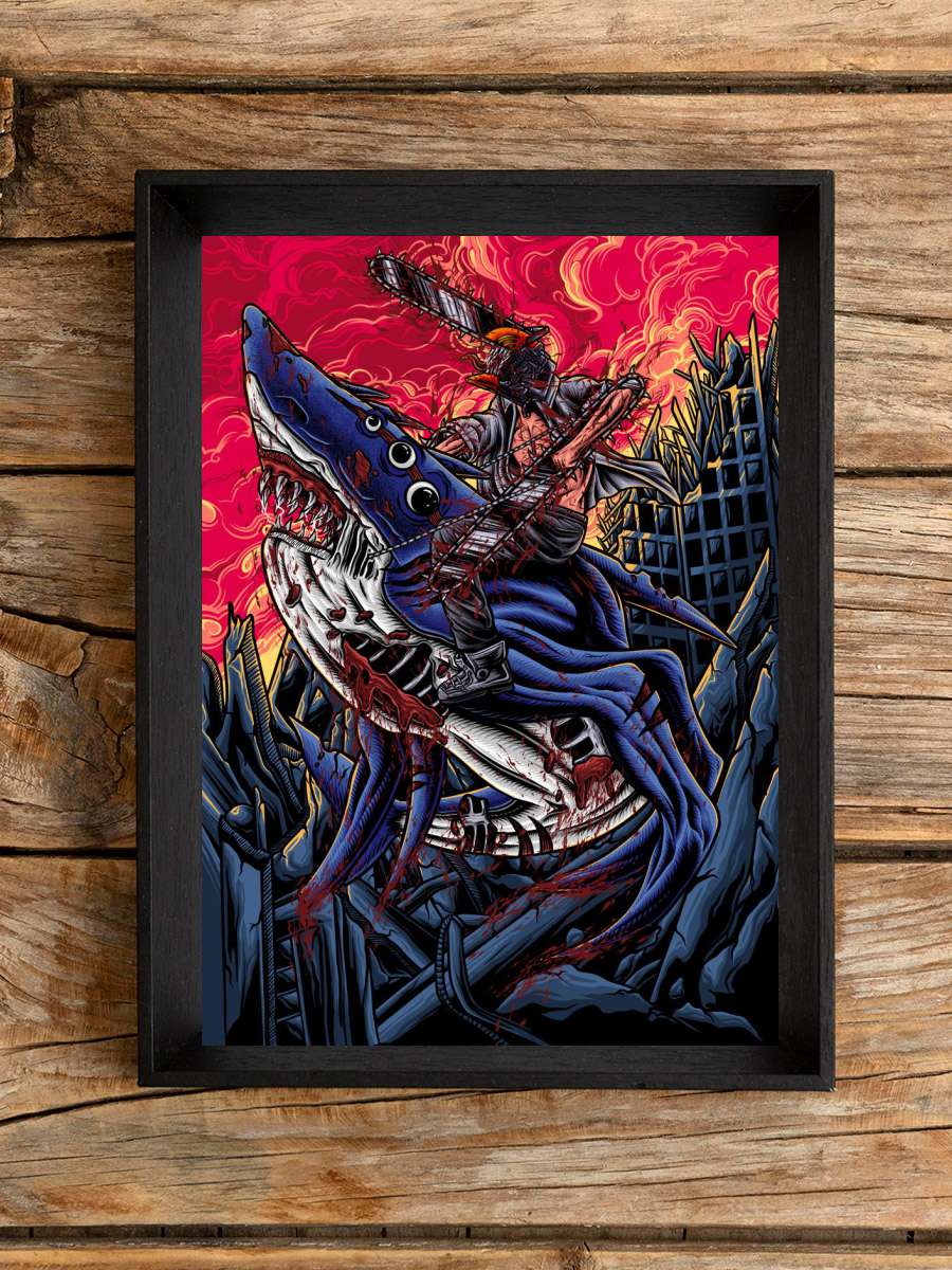 The chainsaw man devil Anime Poster Çerçevesiz Yüksek Kalite Anime Duvar Poster