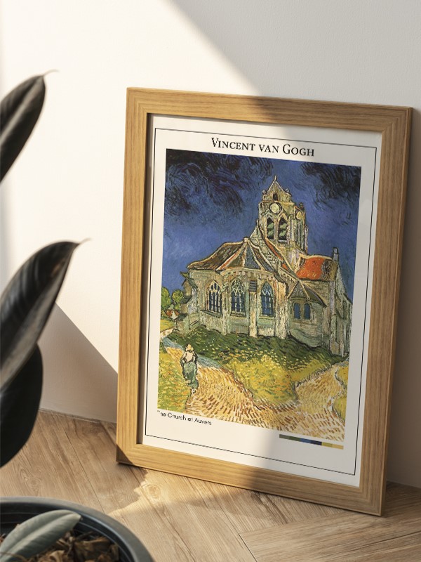 Vincent van Gogh The Church at Auvers Poster