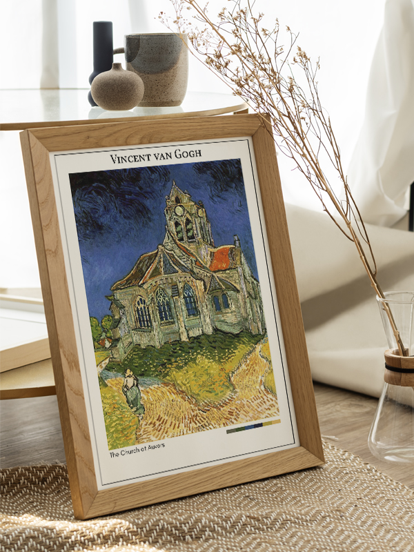 Vincent van Gogh The Church at Auvers Poster