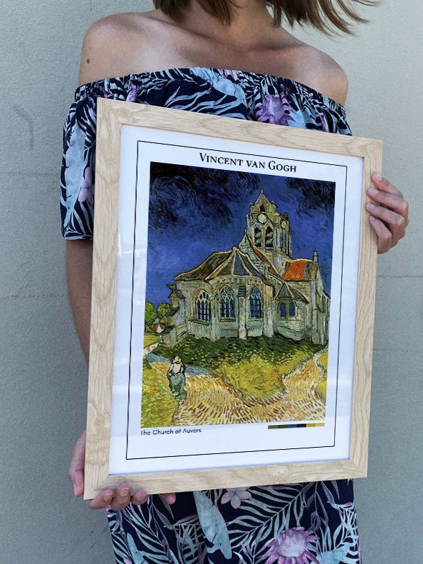 Vincent van Gogh The Church at Auvers Poster