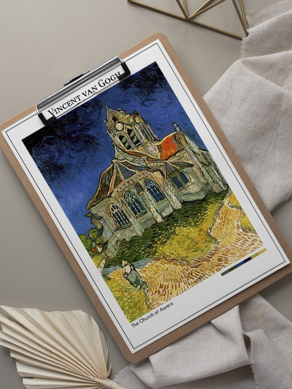 Vincent van Gogh The Church at Auvers Poster
