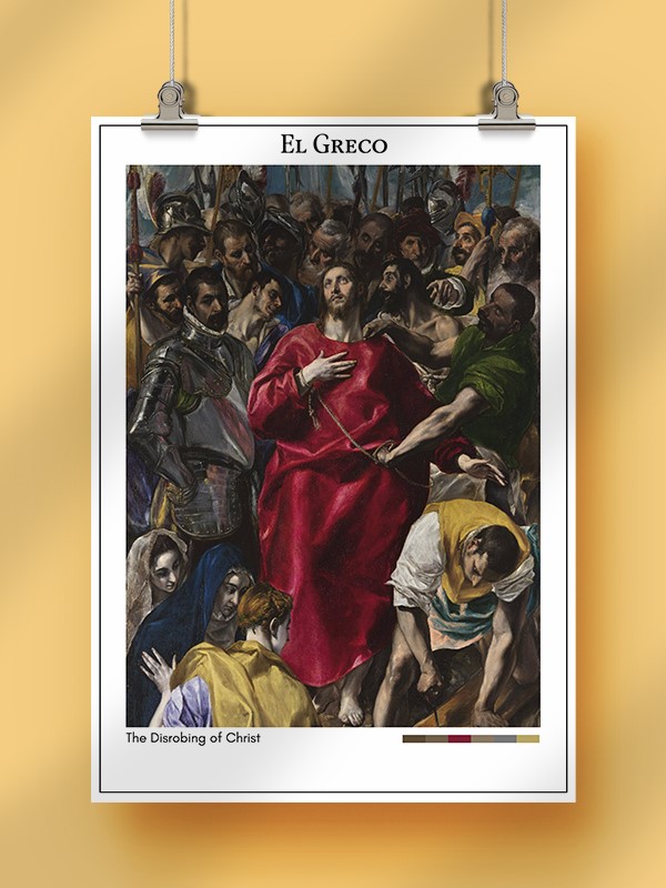 El Greco The Disrobing of Christ Poster