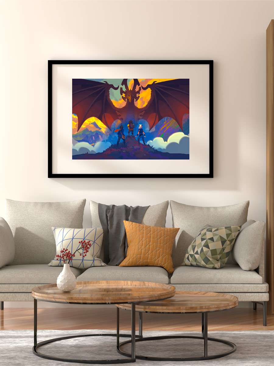 The Dragon Prince Anime Poster Çerçevesiz Yüksek Kalite Anime Duvar Poster