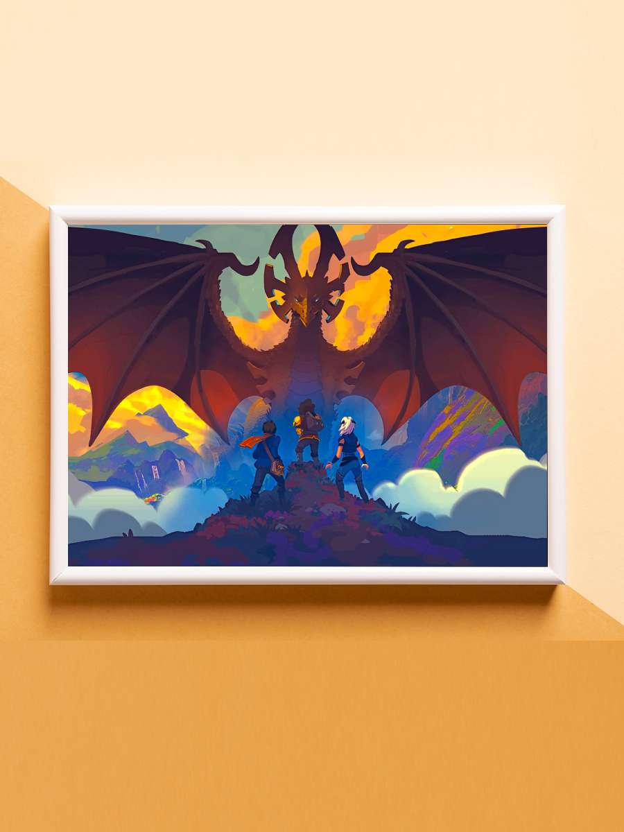 The Dragon Prince Anime Poster Çerçevesiz Yüksek Kalite Anime Duvar Poster