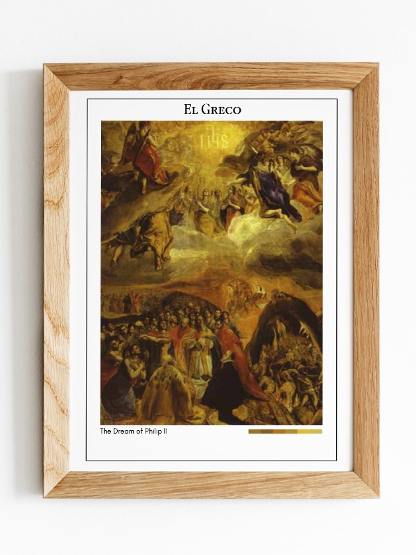 El Greco The Dream of Philip II Poster