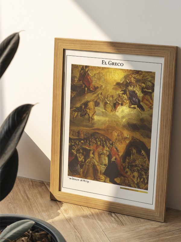 El Greco The Dream of Philip II Poster