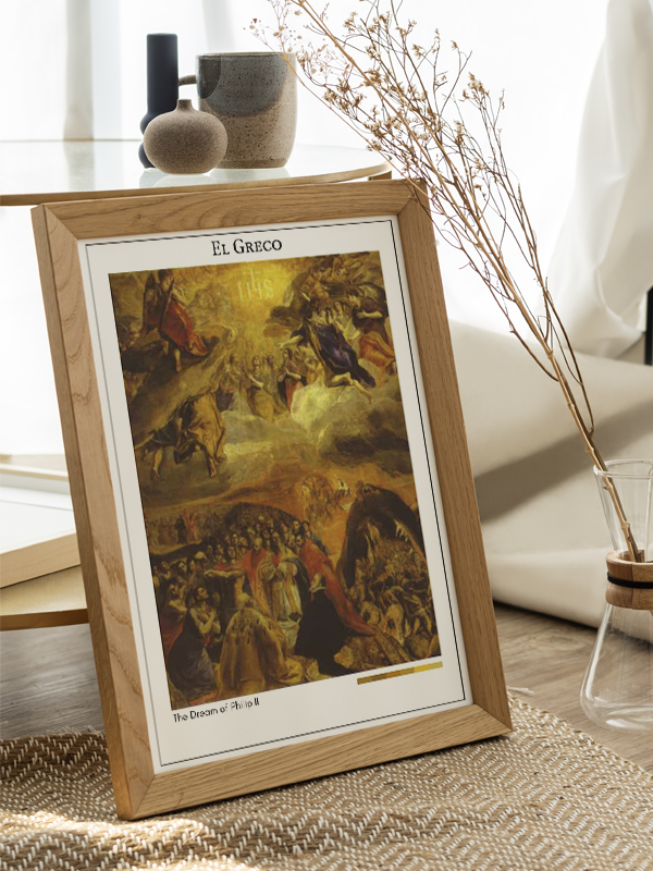 El Greco The Dream of Philip II Poster