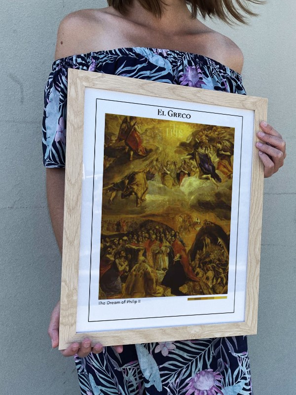 El Greco The Dream of Philip II Poster